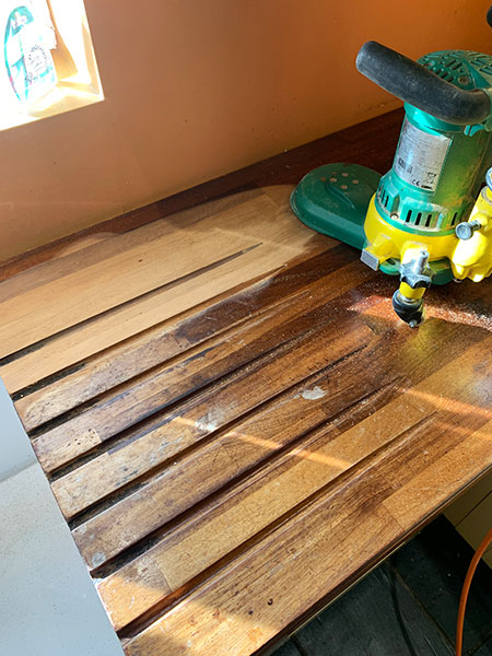 North Devon Table Sanding